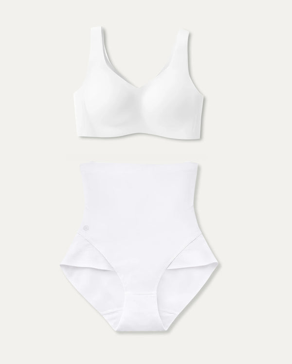 SoftForm Pullover Bra + SuperPower Brief Bundle