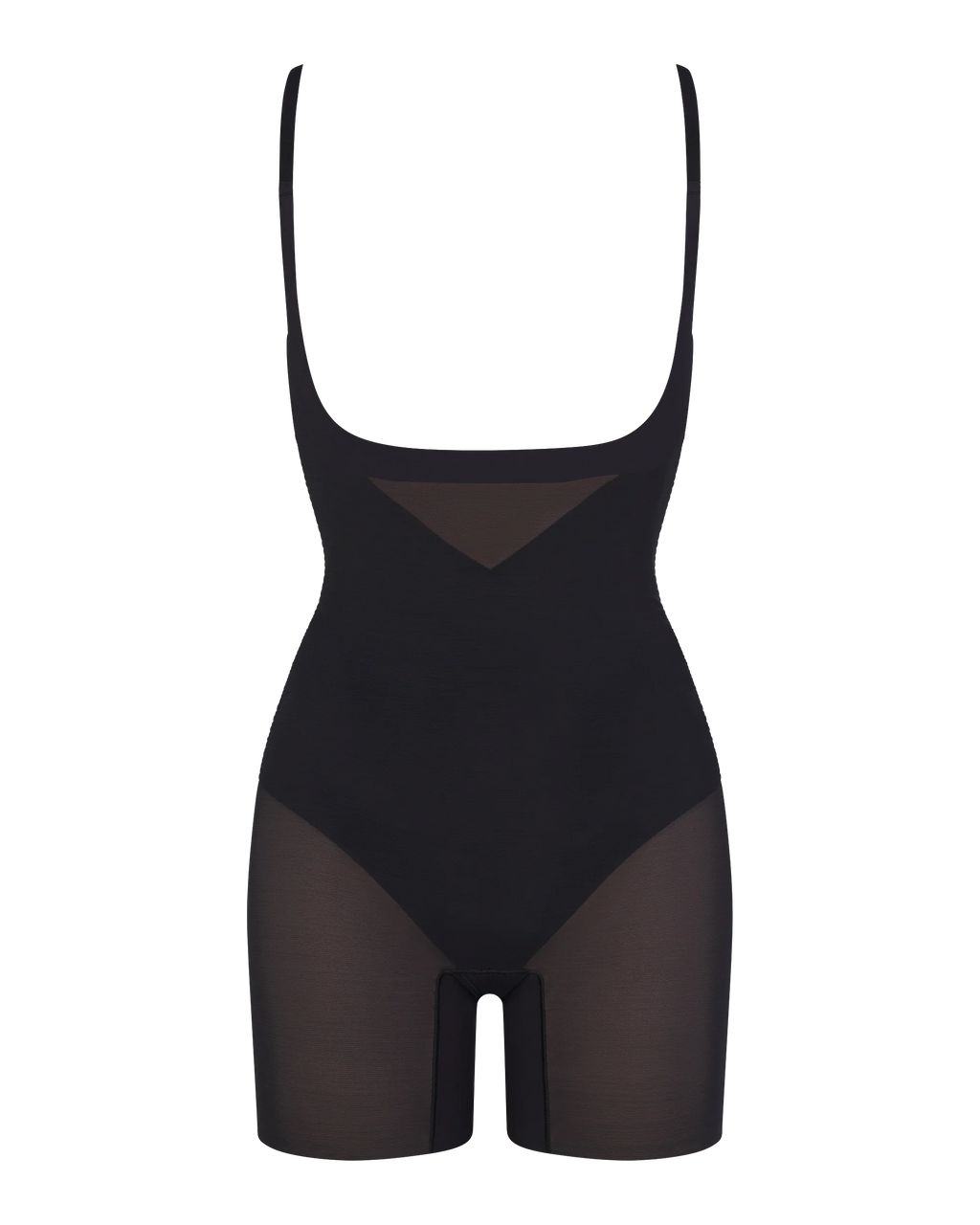 Open-Bust Mid-Thigh Bodysuit