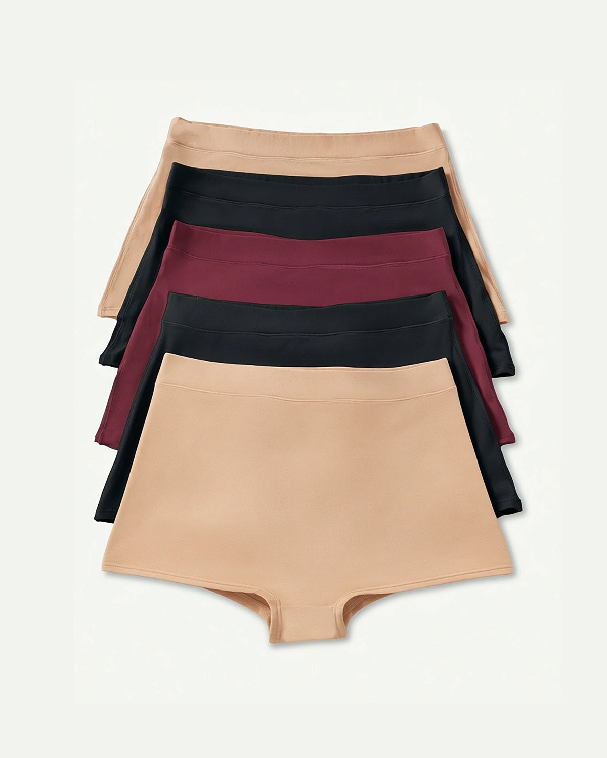 BlissWear High-Rise Boyshort 5-Pack