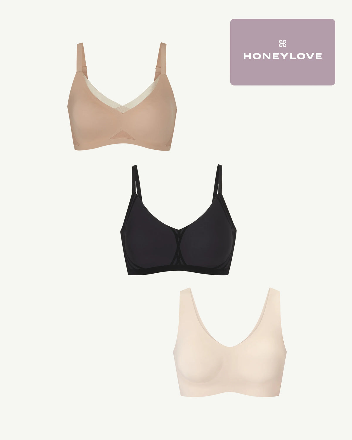 Three Bra Bundle + Free Membership Main image