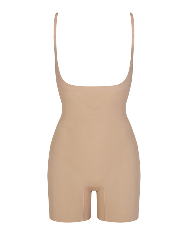 Open-Bust Mid-Thigh Bodysuit
