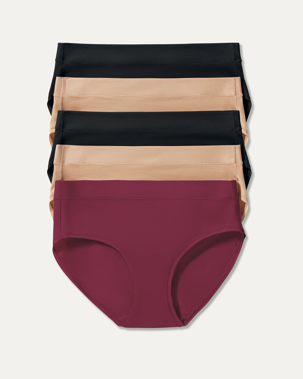 BlissWear Mid-Rise Brief 5-Pack