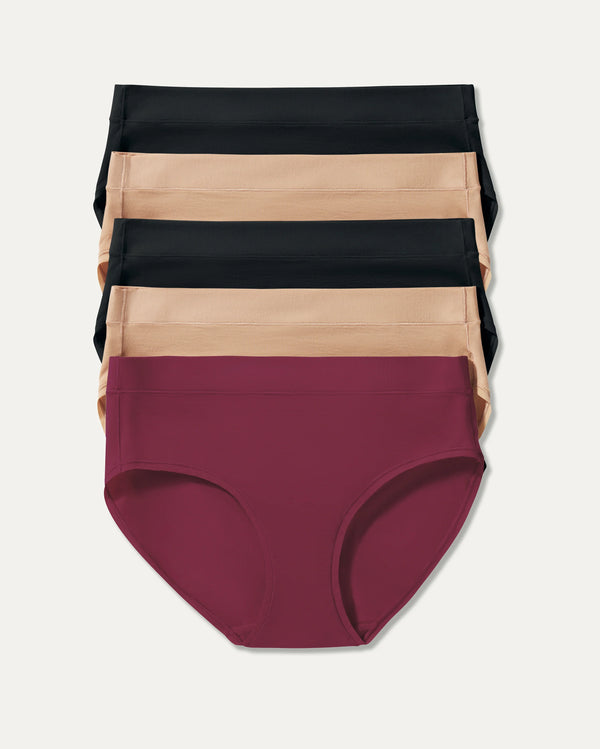 BlissWear Mid-Rise Brief 5-Pack